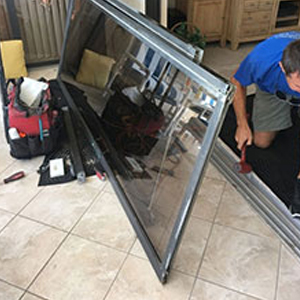 sliding glass door frame repair St. Cloud